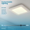Seveat Bathroom Exhaust Fan with Light – 1000 Lumens, Dimmable,
