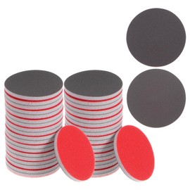 sourcing map 40pcs 3 Inch Sanding Sponge Set 1200 Grit 2000 Grit Hook and Loop Sanding Disc Wet/Dry Polishing for Car Wood Drywall Metal