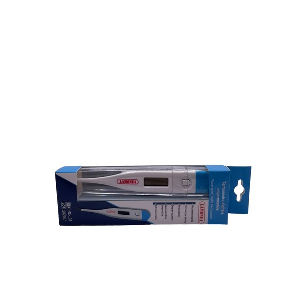 Lamonea, Waterproof Digital Thermometer, Precision Temperature Meter, LCD Display, On/Off