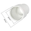 sourcing map 25mm x 20mm PVC Reducing Coupling Hub by