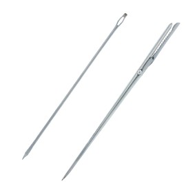 Westmark 1 Paring Needle + 1 Training Needle, Length: 18 cm/19 cm, Stainless Steel, Silver, 126722E6