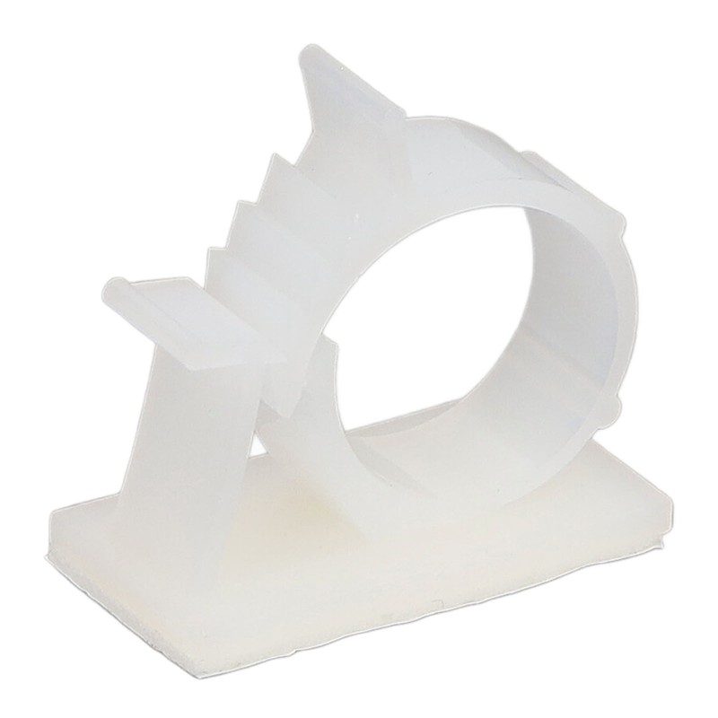 100Pcs Cable Management Clip Adjustable Adhesive PA66 Nylon Cord Organizer