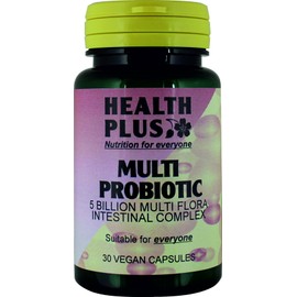 Health Plus Multi Probiotic 5 Billion High Strength Multi-strain Probiotic Digestive Health Supplement - 30 Gelatin Free Capsules
