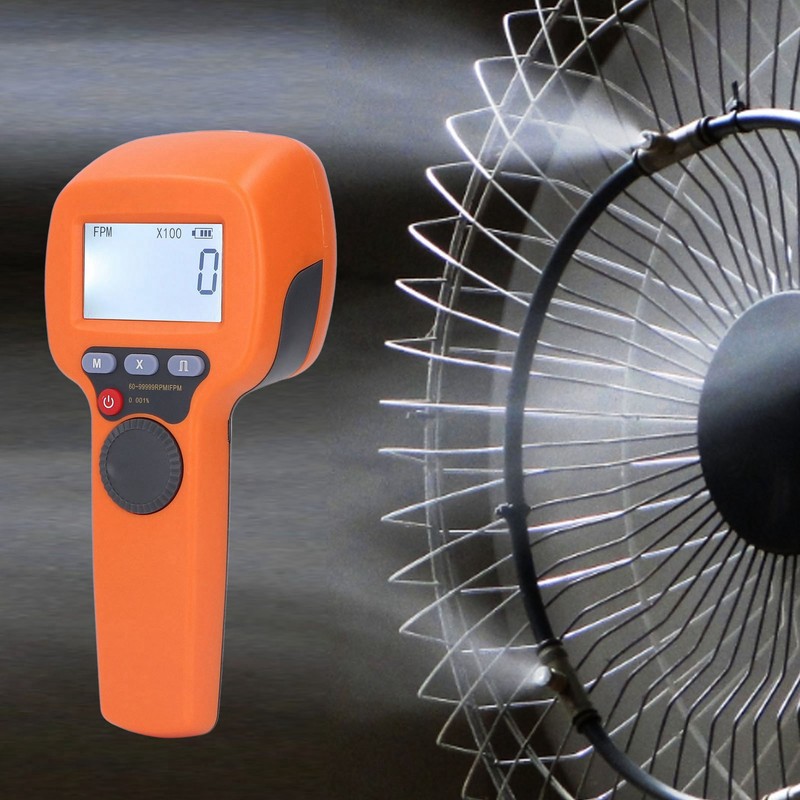 Stroboscope LCD Digital Display LED Flash Tachometer 1500LX 60‑99999RPM Tool