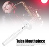 Tuba mouthpiece, silver trumpet mouthpiece. Durable corrosion protection for training