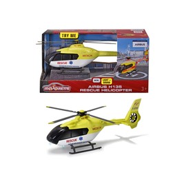Majorette - Grand Series - Samu Airbus Helicopter - 22 cm (1:43 scale) - Sound and Light - from 3 Years - 213713002002