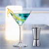 Stainless Steel Jigger Bar Craft Dual Spirit Measure Cup 25ml/50ml