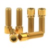 Wanyifa M8 x 25mm Titanium Ti Bolt with Washer for