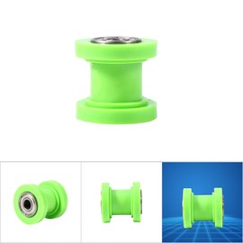 10mm Chain Roller Slider Tensioner Wheel Guide Pit Dirt Mini Bike Moto ATV Yellow Blue Green Red Suitable Dirtbike Gas Petrol Motorized Conversions Kits (Green)