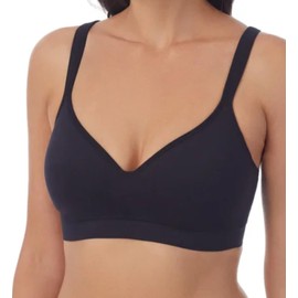 Carole Hochman Seamless Comfort Bra Wire Free Molded Cups Comfort Straps (2 Pack), Black/Taupe, X-Large