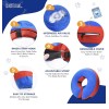 Bilibara Dog Cone Alternative After Surgery Inflatable Recovery Collar-L