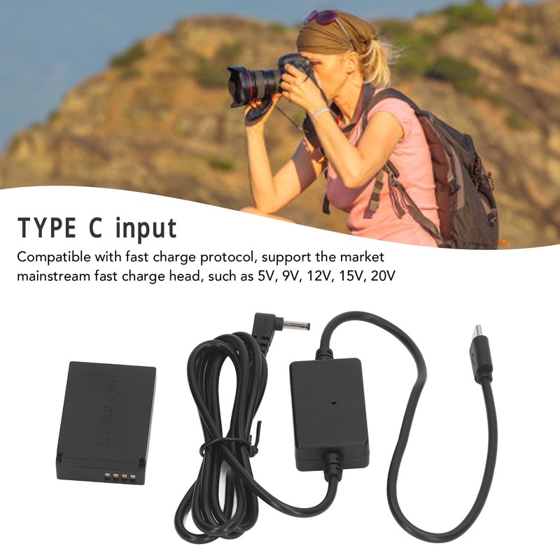 LP E12 Dummy Battery Digital Camera DR E12 DC Coupler