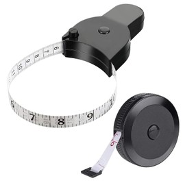 2PCS Body Measure Tape, Body Tape Measure, Lock Pin and Retractable Push Button, Measuring Tape for Body Measurements Sewing Clothes 60inch (150cm)