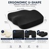 U-Shaped Memory Foam Seat Cushion – Non-Slip Coccyx & Hip