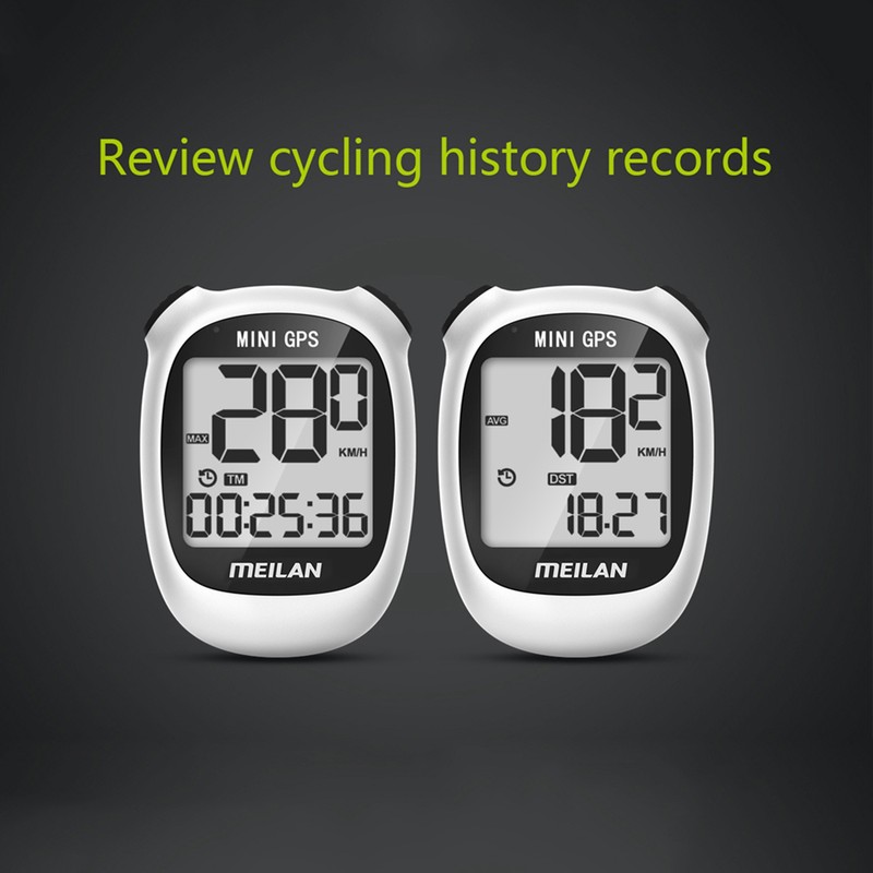 Bike Computer 1.7 Inch Mono LCD Altitude Speed Distance Display