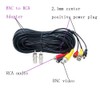 Henxlco 4 Pack 100ft Security Surveillance Camera Audio Video Power