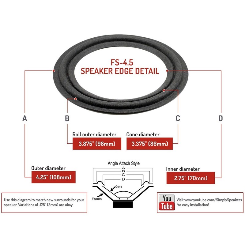 For Bose Bose 901 Series II, III, IV, V Speaker