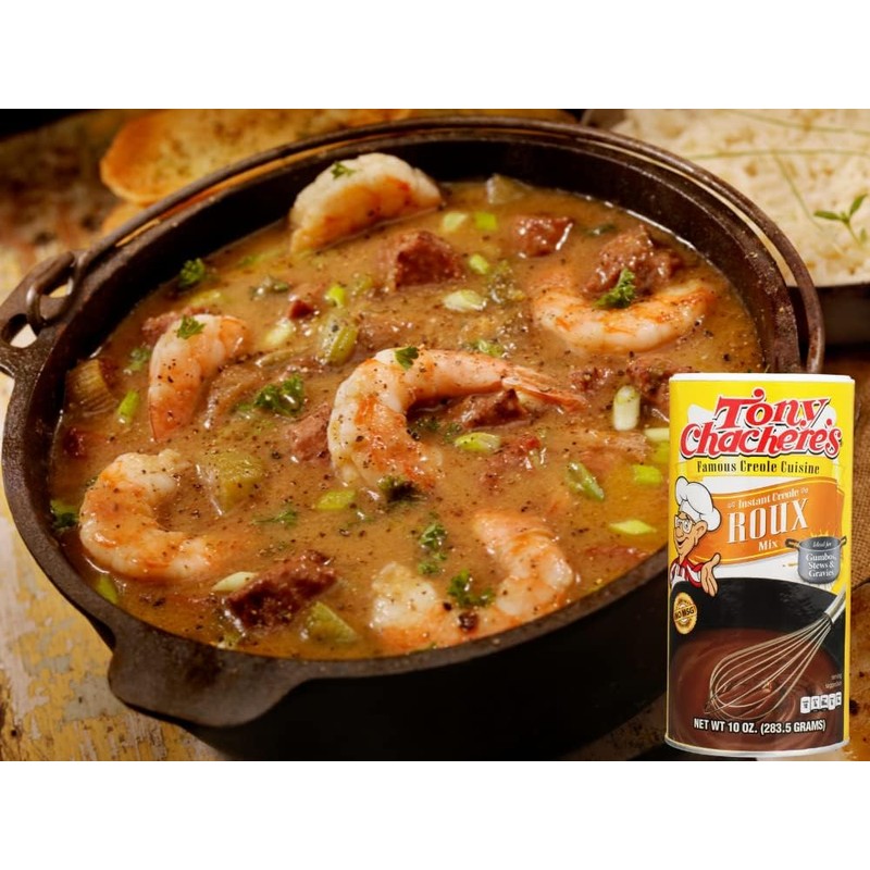 Tony Chachere Instant Gravy Mix, Creole, Roux, 3 Count
