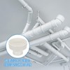 PATIKIL 8" to 4" Duct Reducer, PVC Pipe Increaser Adapter