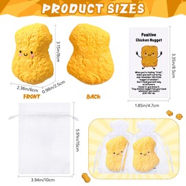 Hollowfly 20 Set Funny Chicken Stress Balls Bulk Relief Squeeze Balls Inspirational Stress Toy Employee Appreciation Gifts Back to School First Day of School Classroom Gifts for Student