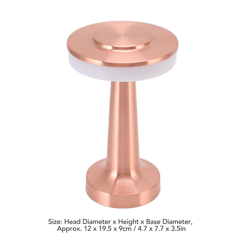 Portable LED Table Lamp Retro Touch Control 3 Levels Color