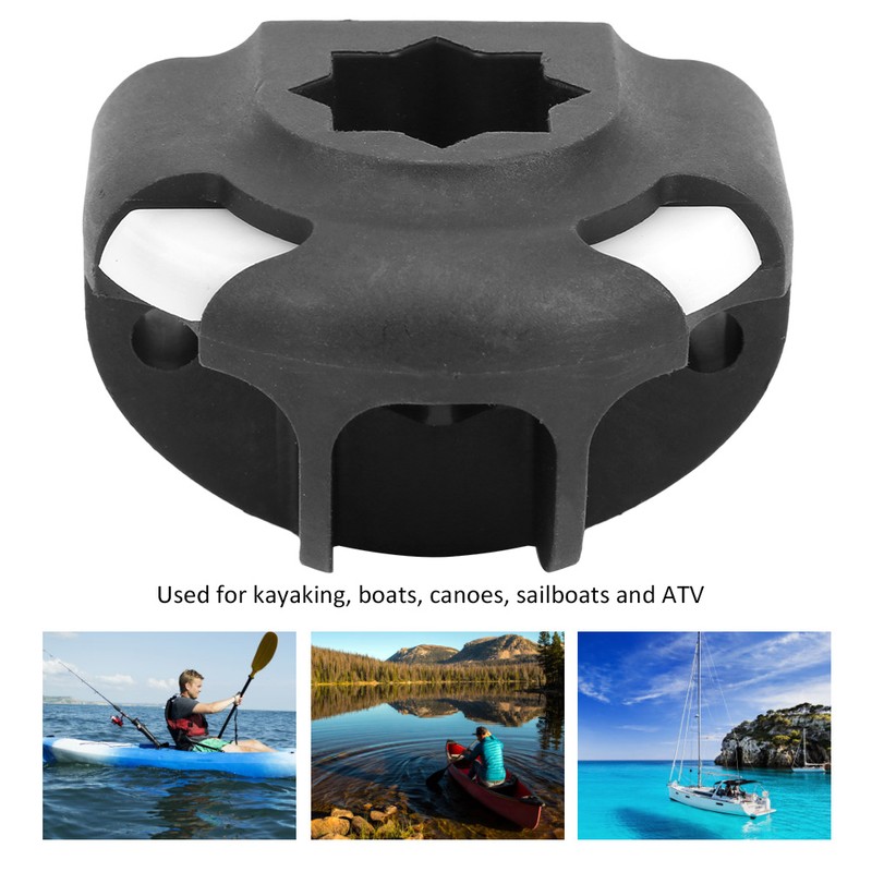 Boat Fishing Rod Fixed Mount Base Kit Plastic Lightweight DIY