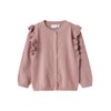 NAME IT Girls' Nmfabinne LS Knit Card Noos Cardigan, mauve