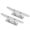 2PCs Boat Cleat Open Base 5in Universal Fit for Watercraft