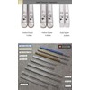 Keith Titanium Ti5633 Solid Square Handle Chopsticks with Aluminum Case