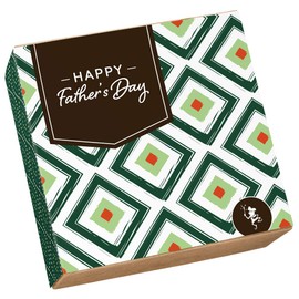 Fairytale Brownies Father's Day Magic Morsel 24 Individually Wrapped Gourmet Chocolate Food Gift Basket - 1.5 Inch x 1.5 Inch Bite-Size Brownies - 24 Pieces - Item CD424