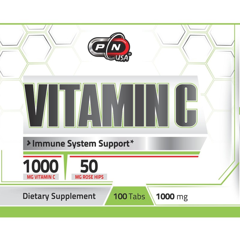 P N Pure Nutrition USA Vitamin C 1000mg With Rose