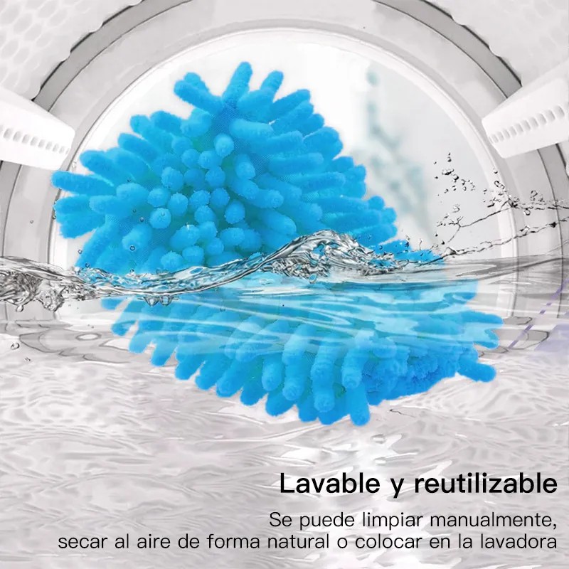 Guantes Franela Microfibra Doble Cara Azul Claro HUANNAXIERWEIYA Pack 4