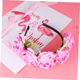 VICASKY 1pc Headband for Women Flower Hair Band Creative Hair Accessory for Brides and Wedding Photography Lightweight and Comfortable Floral Headwrap