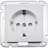 Socket Switch System, Milos Matt White Flush-Mounted Sockets, Switch Frame