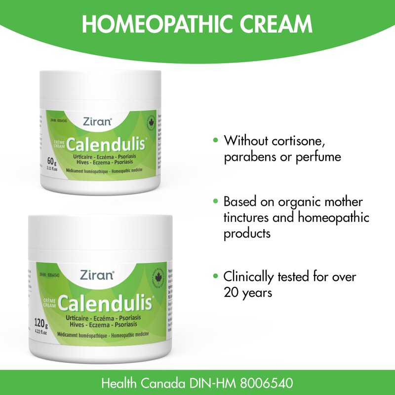 Ziran Calendulis – Calendula for Hives / Eczema / Psoriasis