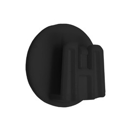 4R Quattroerre.it 1739 Toll Clips Fixing System Removable Round 2 Pieces 3cm Black