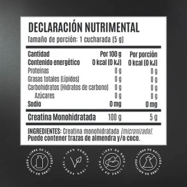 Creatina Monohidratada Pura 2 Botes De 450g 180 Serv Birdman Sin Sabor                                                                                