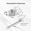 Millivolt Thermostat Control for Gas Deep Fryer with 3/8" MPT