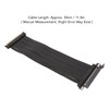 PCIE 4.0 X16 Extender 180 Degree 26GB/s 11.8 Inch Shielded
