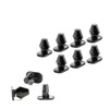 10x Dichtungsclips Dichtung Befestigung Clips Kompatibel mit Renault Clio II