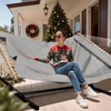 ANOW Double Rope Hammock with Stand 12FT, Heavy Duty Hammock
