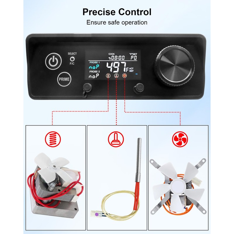 PID Control Digital Board Compatible with Pit Boss Grill Navigator