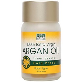 Moroccan Breakfast Edible Argan Oil (Uses 100% Ichiban Shredded Argan Oil, Approx. 1 Month Supply of 4 Tablets per Day)