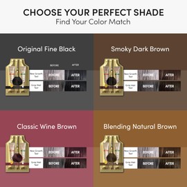 HAARAZ Instant Permanent Hair Color Dye Shampoo Ampoule - Paraben-Free, 5-Minute Easy and Fast Coloring, Keratin & Collagen, Made in Korea (Wine Brown)