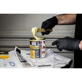 EVERCOAT Body Shop 105005 Pro-Grade Gold Filler Sands up to 50% Faster, Multipurpose for Dents in Aluminum, Fiberglass & More, Easy Mix Hardener Included 13 Fl Oz.