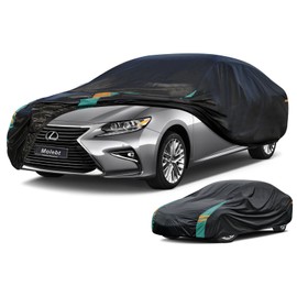 Coupe Car Cover Custom Fit for Lexus ES 300 330 350(2015-2025), Waterproof All Weather for Automobiles, Outdoor Full Cover with Windproof Clip Straps.