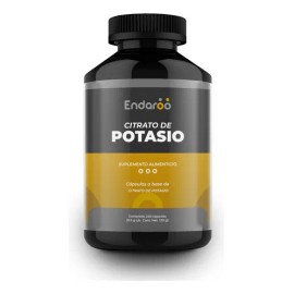 Citrato De Potasio 500mg - 240 Cápsulas Por Frasco Premium Sabor Sin Sabor