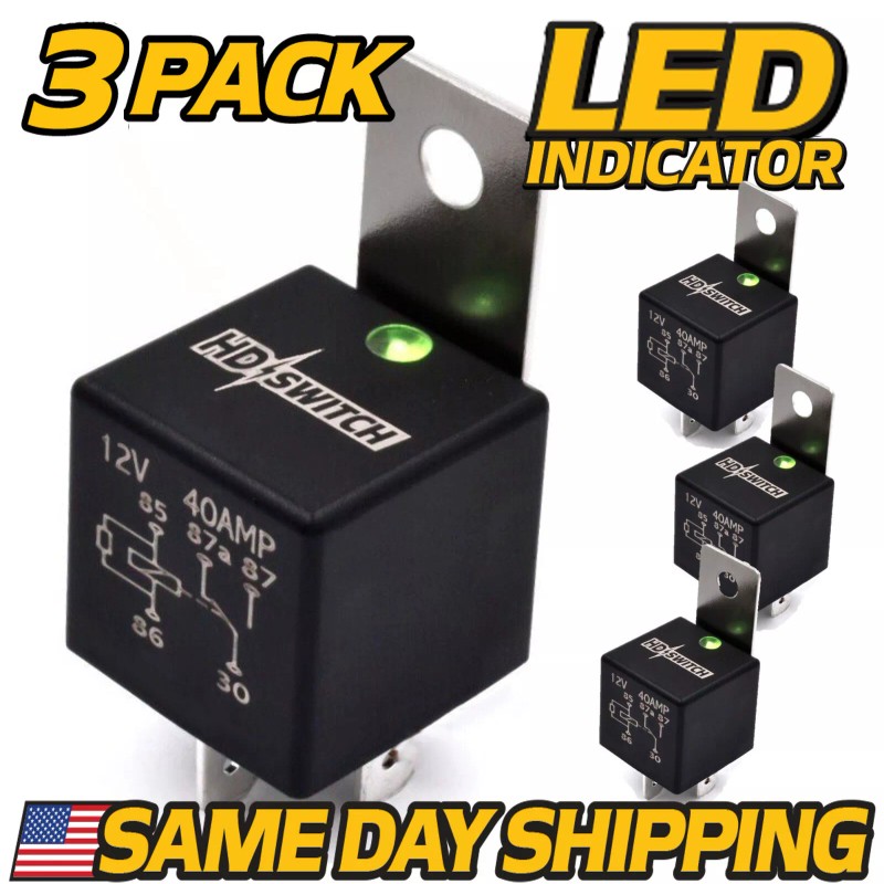 HD Switch (3 Pack) Sealed WaterProof Relay Fits Husqvarna AYP