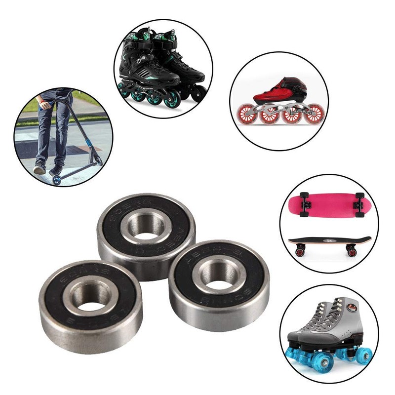 OTFAITP 10Pcs x 608 RS ABEC 9 High-Carbon Chromium Bearing