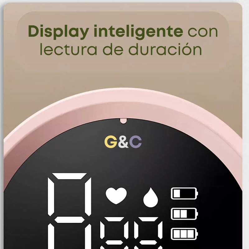 GC Extractor De Leche Eléctrico Recargable 2 Modos Y 9